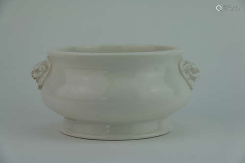 Ming dynasty Dehua porcelain incense burner