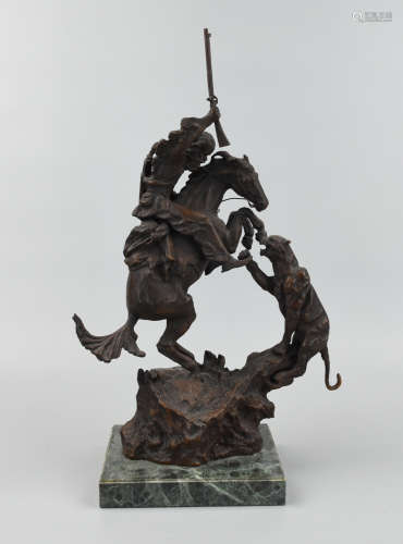 Bronze Sculpture After Remington