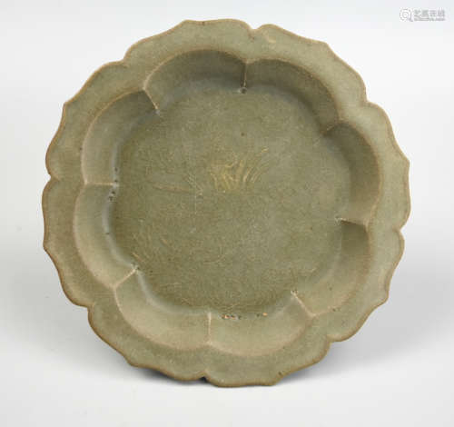 Chinese Ming Style Longquan Ware Plate