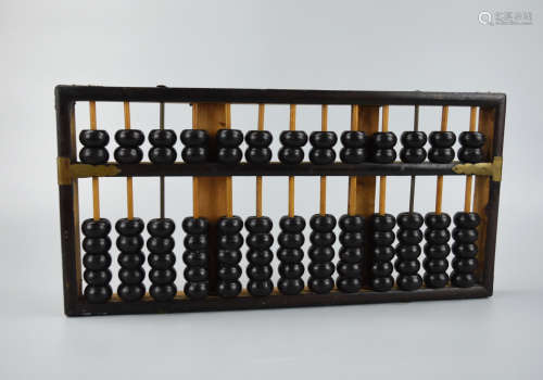 Chinese Rosewood Abacus,20th C.