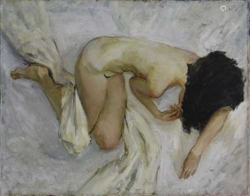 Alexandre SCHEVCHUK (né en 1975) Femme nue Huile s…