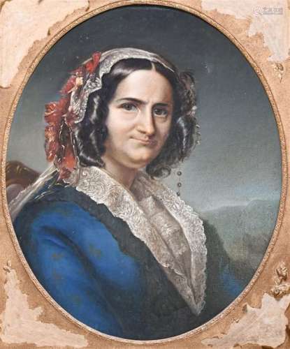 Ecole FRANCAISE du XIXe siècle Portrait de Madame …