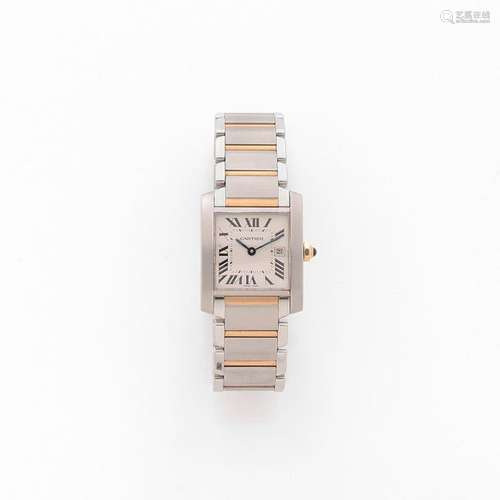 CARTIER TANK FRANÇAISE MÉDIUM REF : 2465 Montre br…