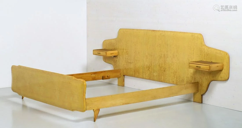 VITTORIO DASSI (Attributed to.) Double bed…