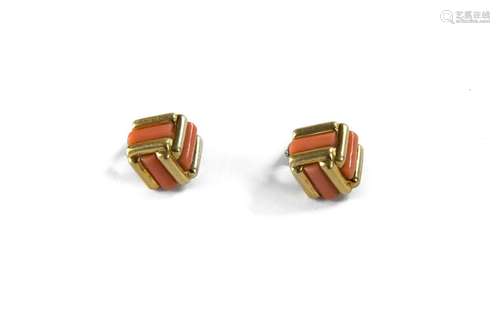 Paire De Clips D'oreille Cube …