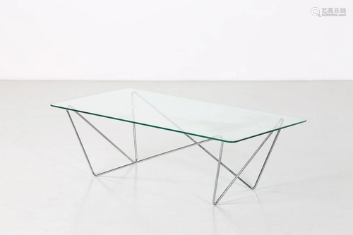 MANIFATTURA ITALIANA Low table, 70s.