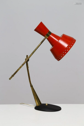 MANIFATTURA ITALIANA Table lamp, 50s.