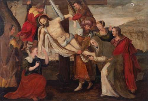 Unsigned, the Descent of the Cross, late 16thC ear…