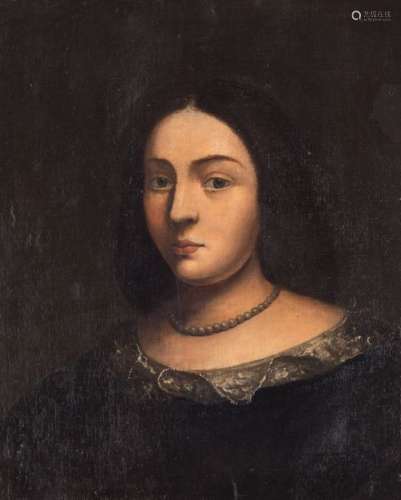 No visible signature, portrait of a noble lady, 19…