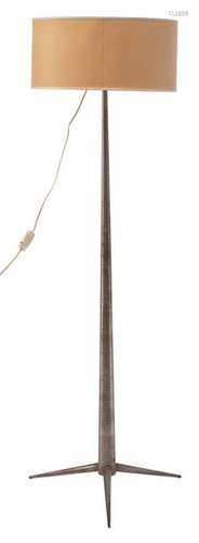 A wrought iron floor lamp by Emile Veranneman, cir…