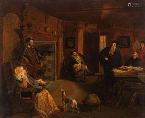 Siberdt Eug., 'François I and a noble company visi…