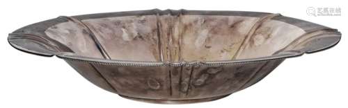 An Art Deco silver 835/000 bowl, makers mark Wolfe…