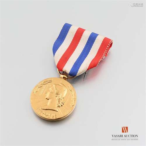 Railway Medal of Honour, awarded 1976, gold step, BE Gross weight: 19.09 g