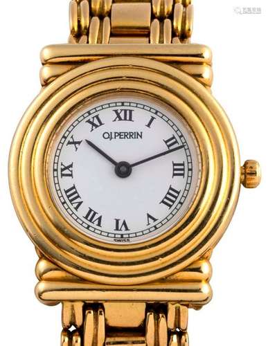 O.J PERRIN Montre bracelet de dame en or “Tooka” B…