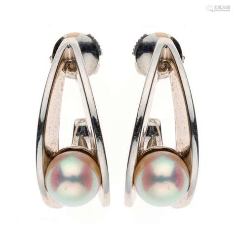 Cristina RICHARD Paire de boucles d’oreille en or …