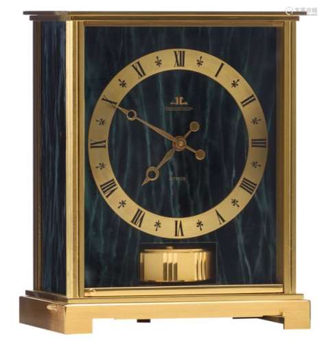 A gilt brass Atmos clock by Jaeger Lecoultre, Swis…