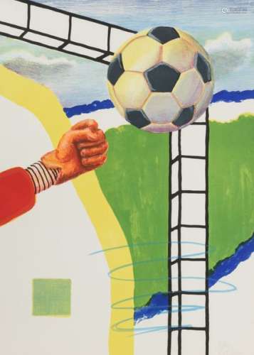 Raveel R., 'World Cup', lithograph, N° 64/100, 56,…