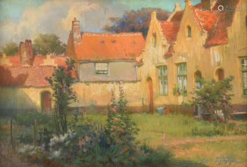 Van Acker F., 'Huisjes in de zomer' (cottages in t…