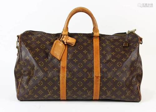 Louis Vuitton Keepall Bandouliere travel bag