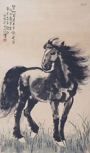 Chinese Painting, in the manner of Xu Beihong