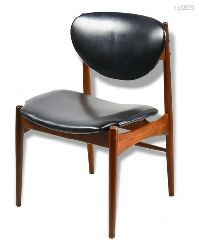 A Danish Modern side chair