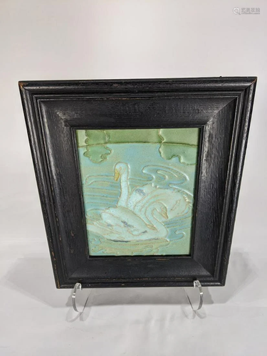 A Rookwood Faience scenic decorated tile