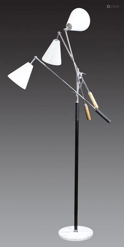 An Italian Modern Triennale floor lamp