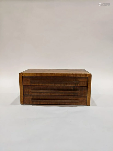 A Hawaiian Koa wood jewelry box