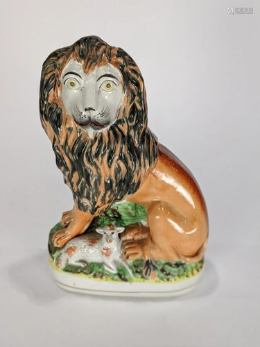 An English Staffordshire figure of a l…
