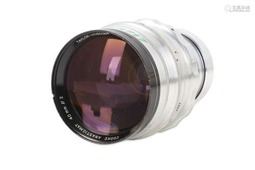 Taylor Hobson 40mm f/2 Cooke Anastigmat U.S Navy issue Lens