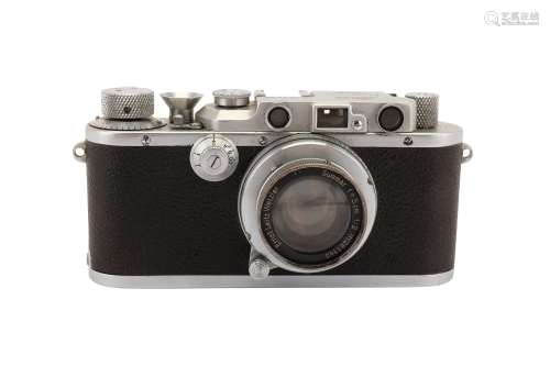 A Leica IIIa Rangefinder Camera