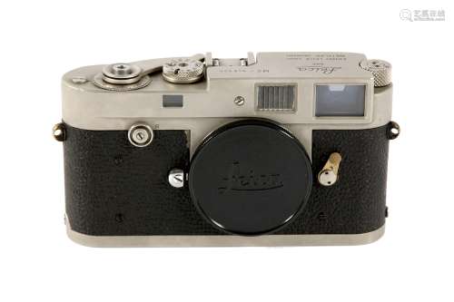 A Leica M2 Button Rewind Rangefinder Camera Body