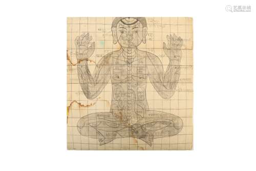 A COLLECTION OF TIBETAN MEDICINAL CHARTS.