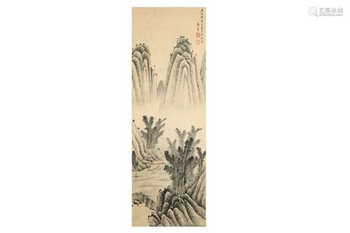 GONG XIAN (follower of, 1618 – 1689). LANDSCAPE.