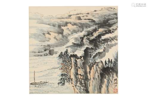 LU YANSHAO (follower of, 1909 – 1993). LANDSCAPE.