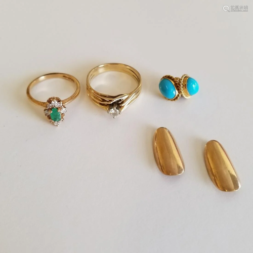 Collection of Diamond, Emerald, Turquoi…