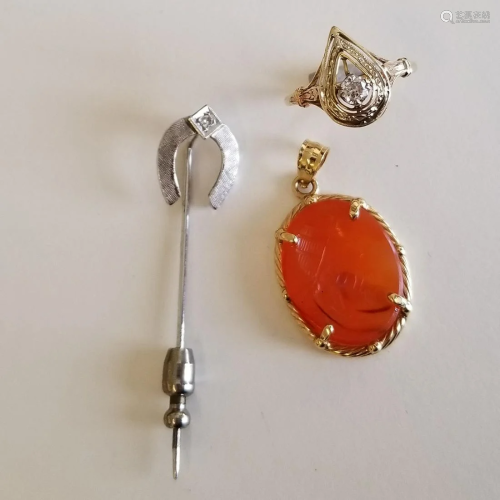 Collection of Three Miscellaneous Jewelry Items
