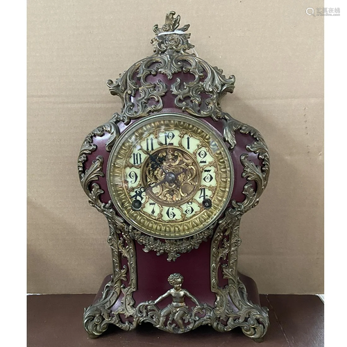 French Belle Epoque Louis XVI-Style Mantle Clock