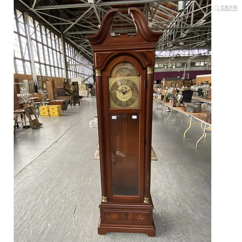 Mahogany Grandfather Clock by Etha…