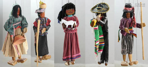 Group of Large Marionettes