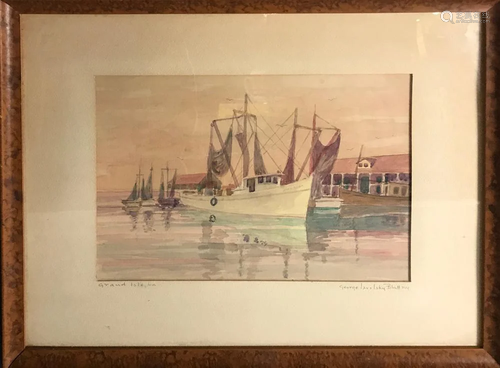 George Izvolsky Blattny Signed, Grand Isle …