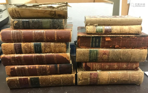 Antique Leather Bound Books