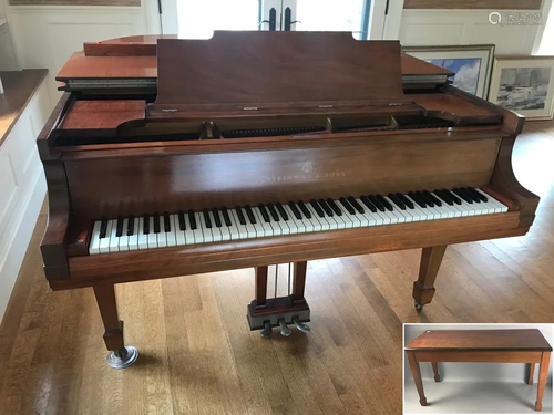 Steinway & Sons Model M Baby Grand Piano