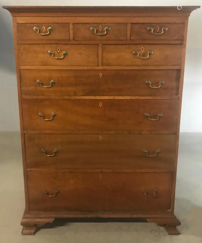 Early Federal Era Southern Cherry Tall Chest