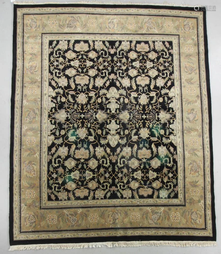 Indo-Jaipur Sarouk Hand-woven Rug