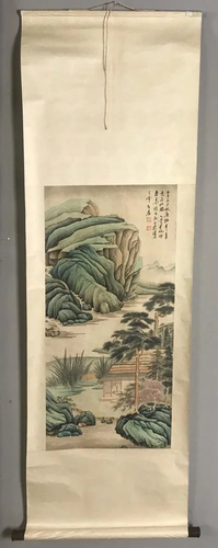 Old Chinese Scroll Painting