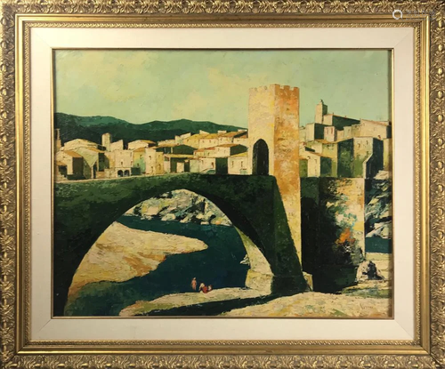 Vayreda, Besalu, Spain, Oil on Canvas