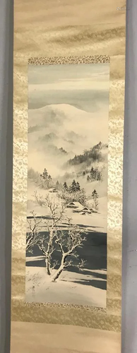 Old Japanese Scroll Painting