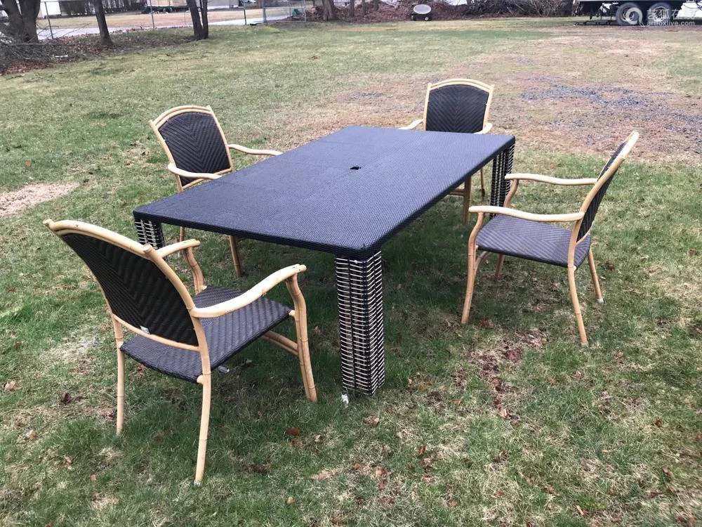 Ebel Bamboo Style 5 Piece Outdoor Furniture Set Deal Picture Ebel Bamboo Style 5 Piece Outdoor, Bamboo Style Outdoor Furniture