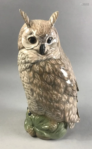 Royal Copenhagen Porcelain Great Horned Owl